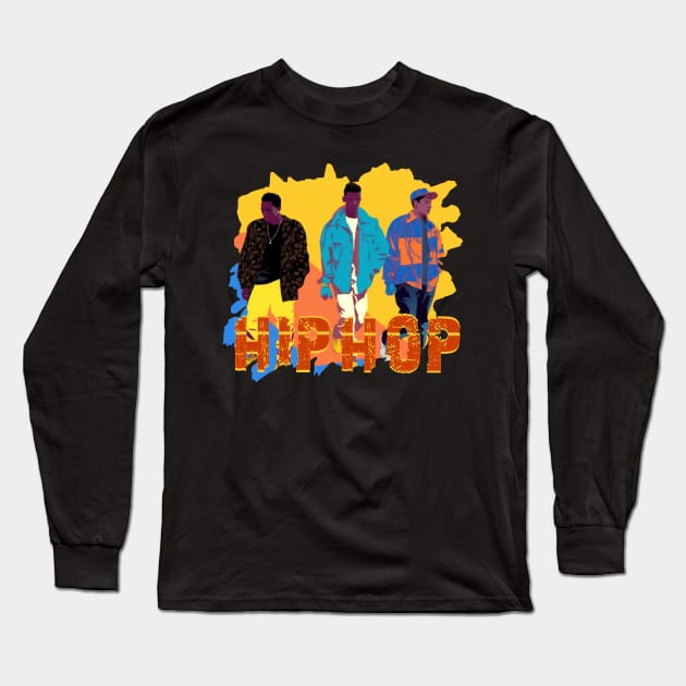 Juice 90 hip hop art Long Sleeve T-Shirt by Pixy Official